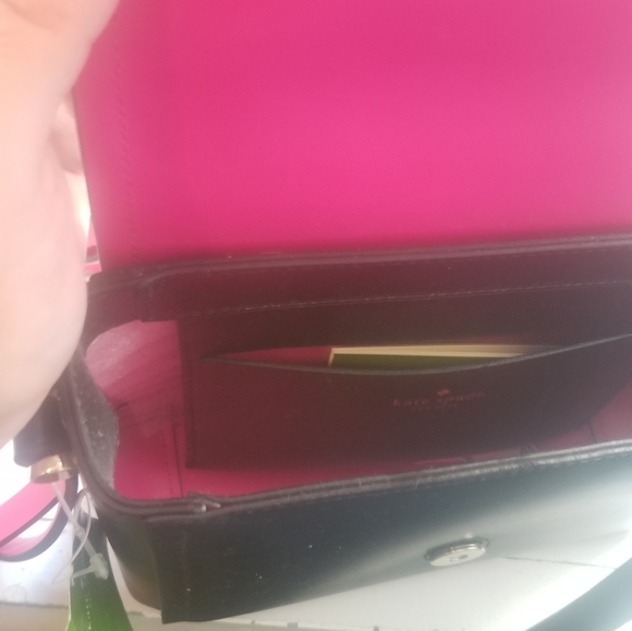 *NWT* Kate Spade Avva Arbour Hill (blk/pink) - Picture 3 of 6